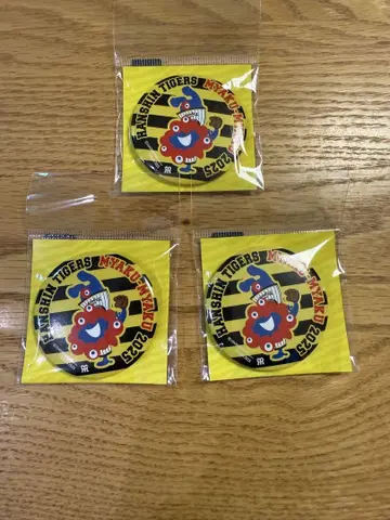 dimension x 한신 타이거즈 캔뱃지 3개 세트