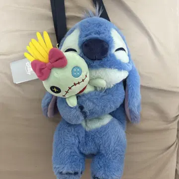 스티치 봉제인형 미니백