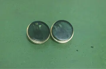 vintage 귀찌 골드 스켈레톤 그린 비침 프랑스 벼룩시장 구제 의류