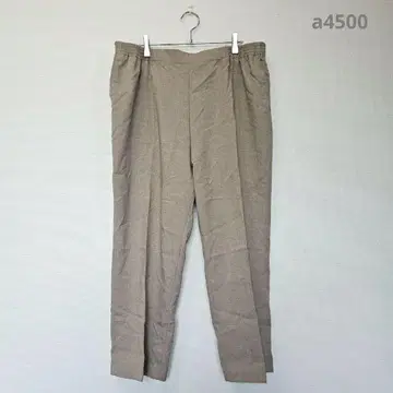 테이퍼드 팬츠 5L 4XL 빅 사이즈 캐주얼 루즈한 허리밴딩