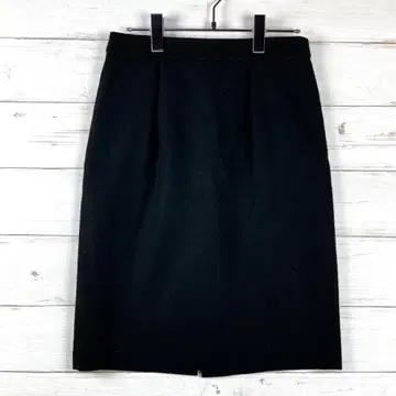 인디비 스커트 슬릿 라메 라인 지퍼 블랙 38