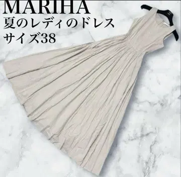 MARIHA 여름 레이디 드레스 맥시 기장 원피스 민소매 플리츠