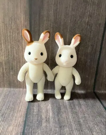 실바니아 시나몬토끼 오빠 쇼콜라토끼 언니 세트