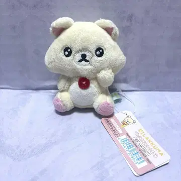 코리락쿠마 배부른 냠냠 손바닥 봉제 인형 마스코트 산엑스