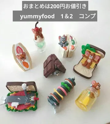 톰과 제리 컴플리트 yummyfood1, 2 피규어 가챠