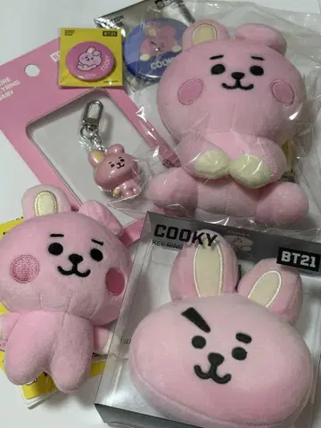 BTS BTS COOKY 봉제 인형 키링 배지