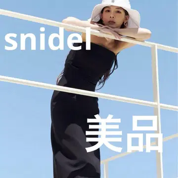 snidel 스나이델 롱 뷔스티에 타이트 원피스