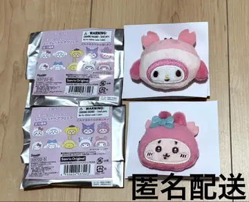 산리오 치이카와 (먼작귀) 시크릿 헤어 클립 마이멜로디 헌책방 게 2점