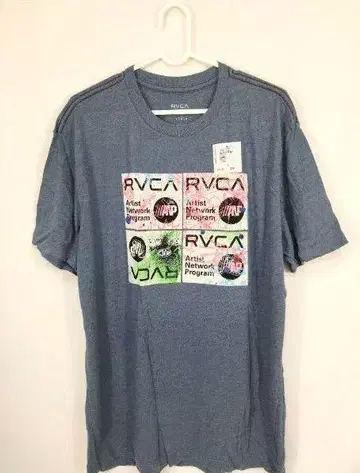 [새상품/미사용] [L] RVCA 루카/반팔 티셔츠/CNB