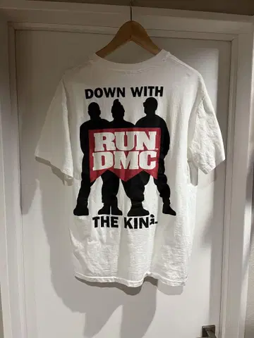 90년대 RUNDMC 빈티지 티셔츠 L 화이트