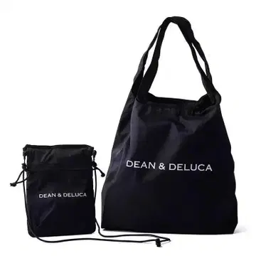 Dean&deluca 접이식 휴대 쇼핑백 사선 가케 토트 겸용