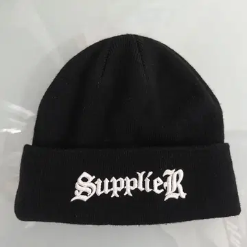 [거의 미사용] 완판템 SUPPLIER 비니 블랙