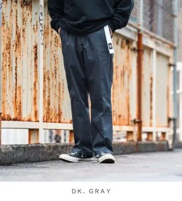 Dickies (디키즈) 100주년 별주 워크 치노 팬츠 다크 그레이