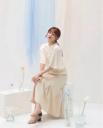 muguet angel 2piece set op Ivory
