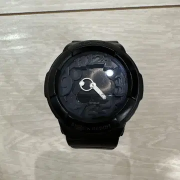 G-SHOCK CASIO Baby-G BGA-131 블랙 고무 벨트