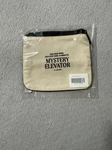 차은우 MYSTERY ELEVATOR 캔버스 티슈 파우치
