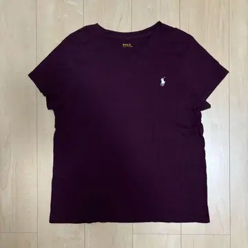 POLO RALPH LAUREN 버건디 T셔츠 M