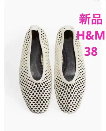 새상품 H&M 뜨개질 플랫슈즈