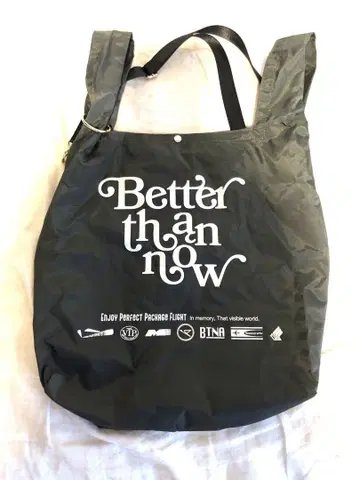 letter than now 에코백 카키