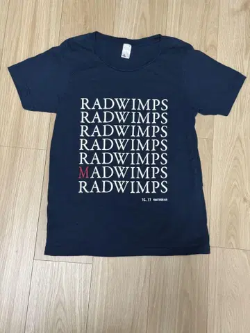 RADWIMPS 티셔츠 S 사이즈 네이비