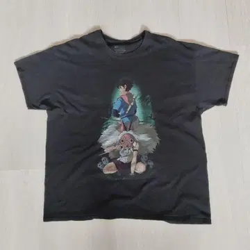 모노노케 히메 티셔츠 XL 블랙