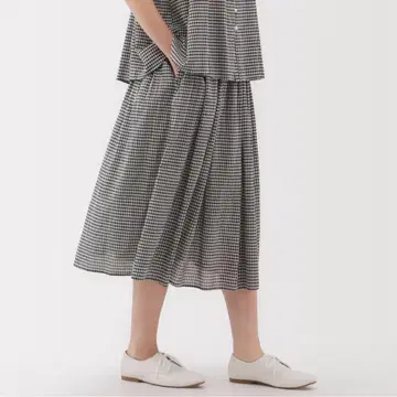 [무인양품] 여성 강연 보일 개더 스커트