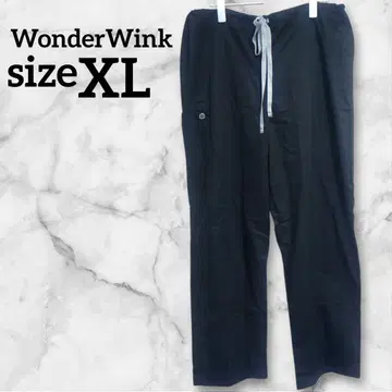WonderWink [ XL ] 팬츠 블랙 해외 구제 의류