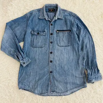 90s CHAPS RALPH LAUREN 데님 셔츠 L (609)