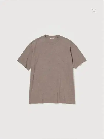 auralee SEAMLESS CREW NECK TEE 사이즈 3 브라운