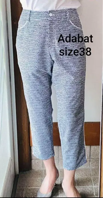 새상품급 아다바트 팬츠 골프웨어 블루 size 38