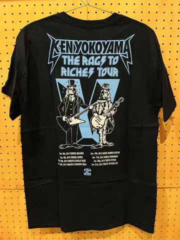 Ken Yokoyama 티셔츠 블랙 M