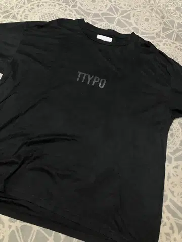 stein 프린트 티 TTYPO 프린트 블랙 M 사이즈