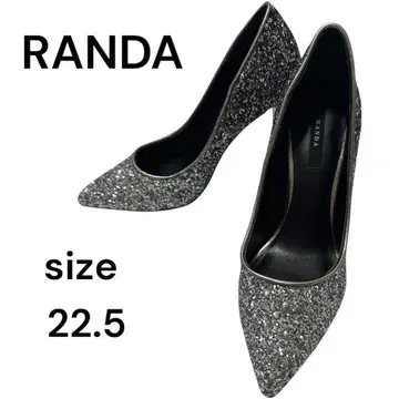 [새상품] RANDA 글리터 스틸레토 하이힐 22.5