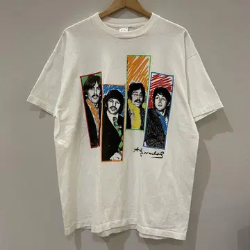 Vintage Boot Tee XL 사이즈 화이트 Beatles