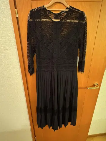 ZARA 플리츠 원피스 블랙 택 포함