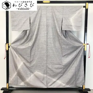 츠케사게 염색 오오시마 모던 패턴 자수 금실 모노톤 시츠케실 K-4691