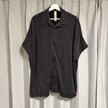 SHINYA KOZUKA 24 SS 라메 믹스 슬리브리스 셔츠