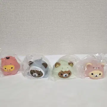리락쿠마 바다 리라 기분 마스코트 라이트 4종 세트 컴플리트