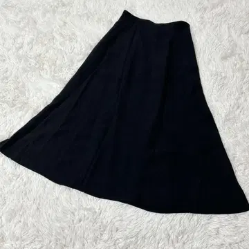 [ c5095 ] 새상품급 SOPHIA 무릎 기장 플레어 스커트 블랙