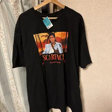 SCARFACE 블랙 티셔츠 3XL