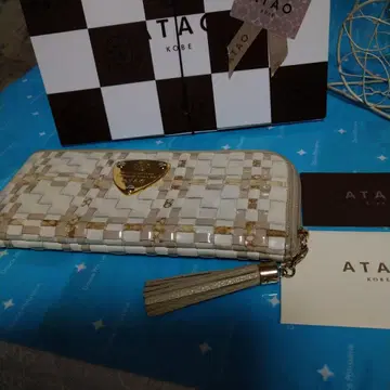 ATAO 뜨개질 가죽 장지갑
