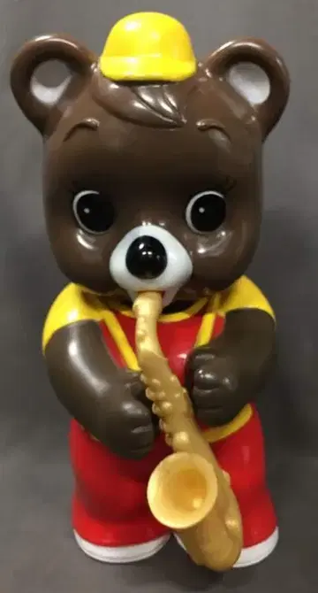 척식은행 저금통 타쿠짱 색소폰 카운터 사이즈 250mm