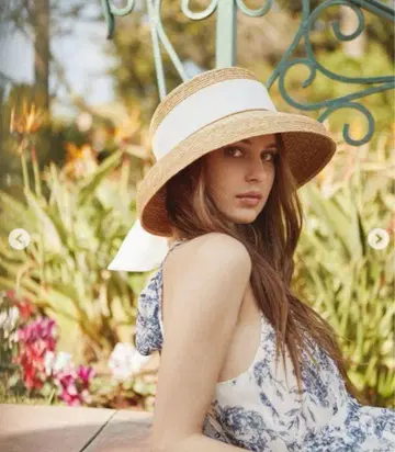 택 포함 새상품 샤포드오 Chapeau d' O Casablanca