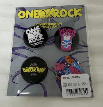 ONE OK ROCK 2024 world tour 뱃지 세트 B 새상품