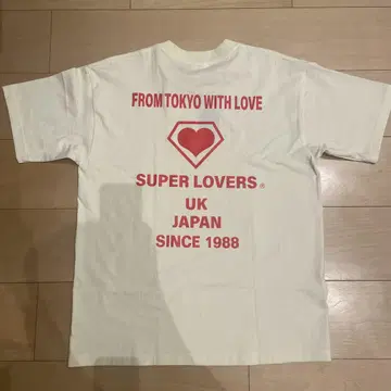 super lovers 복각 티셔츠 XS