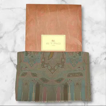 새상품급 에트로 ETRO 스톨 페이즐리 무늬 116cm 머플러 숄