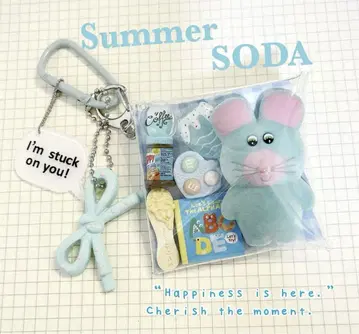 가챠 파우치 Summer SODA 밀키 블루 스위츠 파우치
