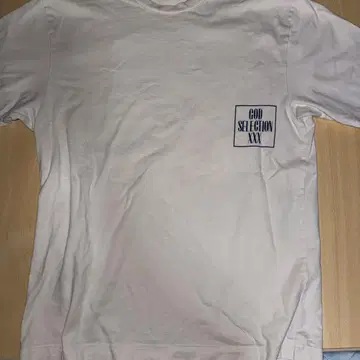 GOD SELECTION XXX 화이트 티셔츠
