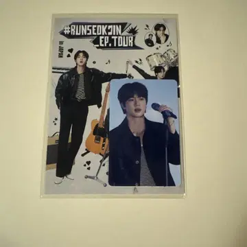 BTS Jin 라이브 뷰잉 특전 엽서 & 트레이딩 카드