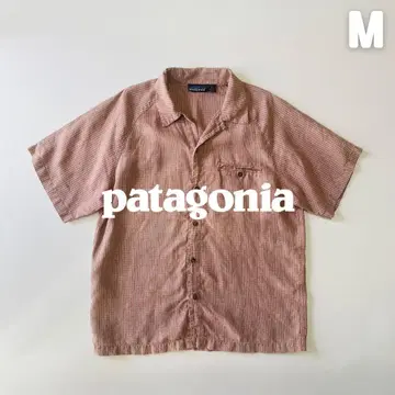 Patagonia 2003년 제조 헴프 셔츠 오픈 카라 셔츠 M 린넨